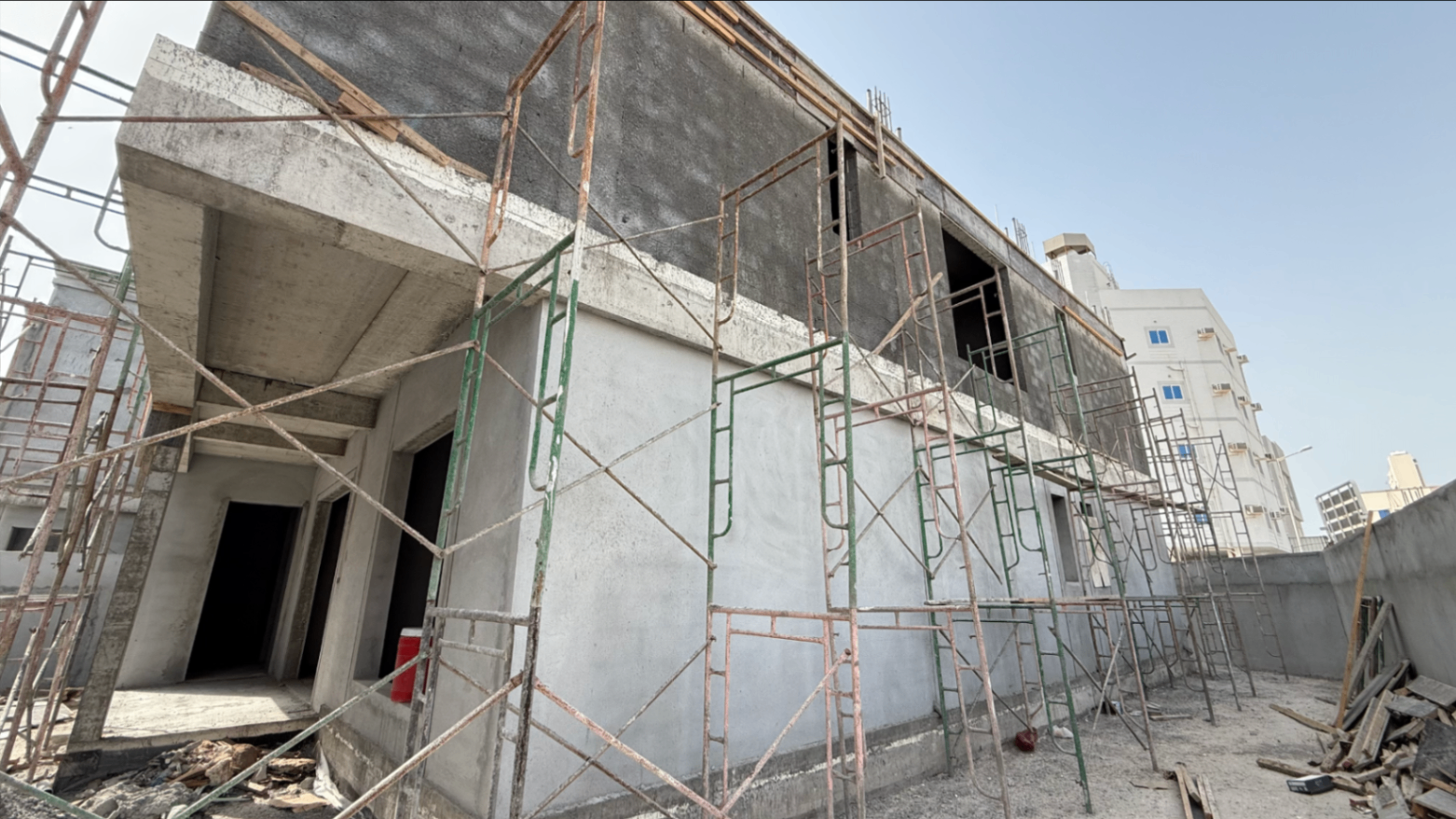 Malkiya Twin Villa site progress 2