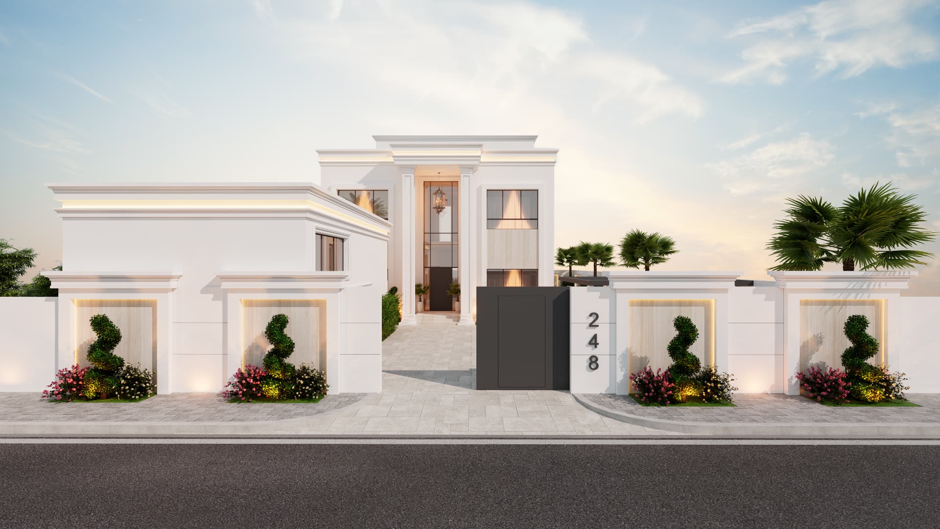 Hamad Town Villa render 6