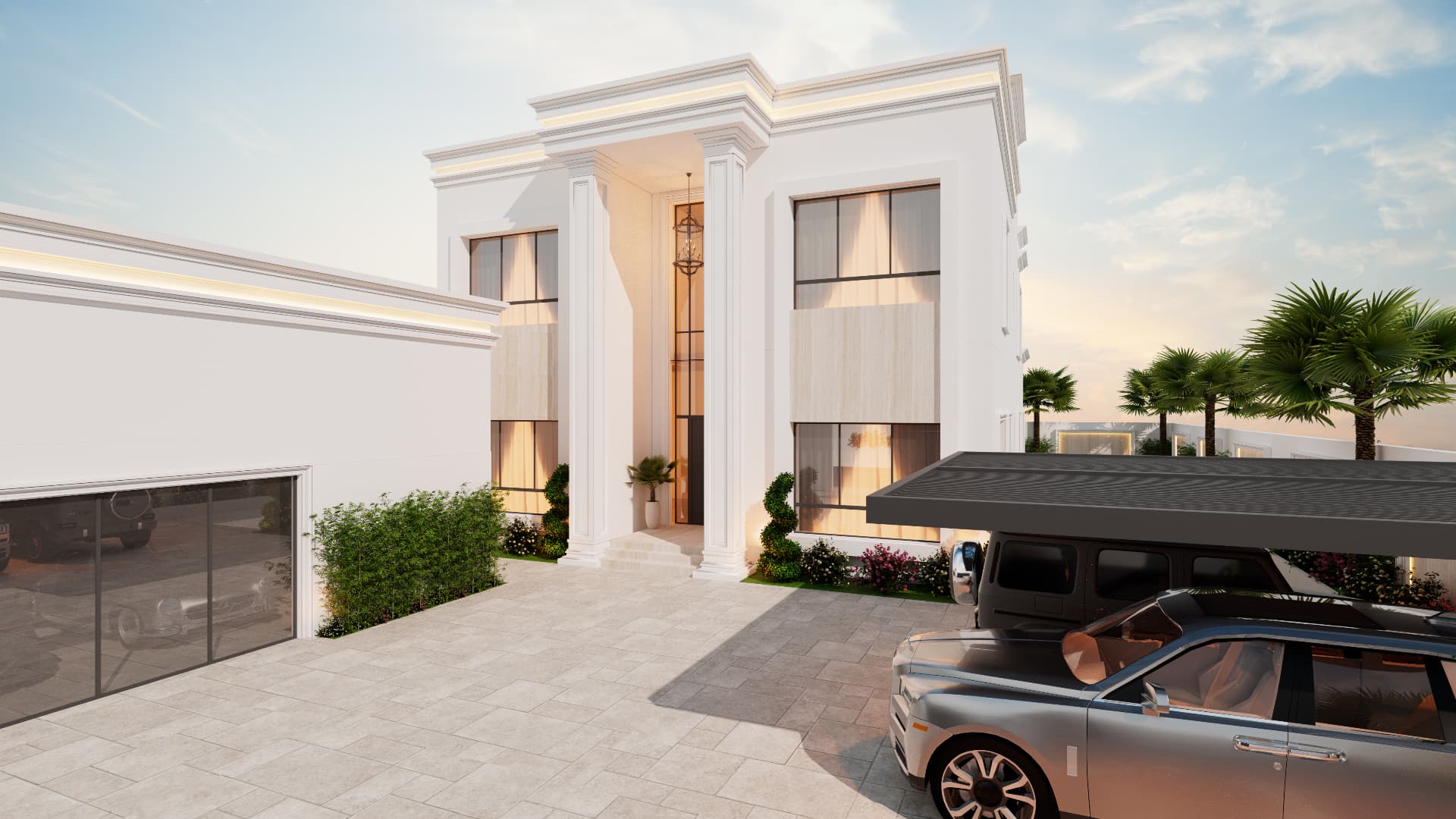 Hamad Town Villa render 2