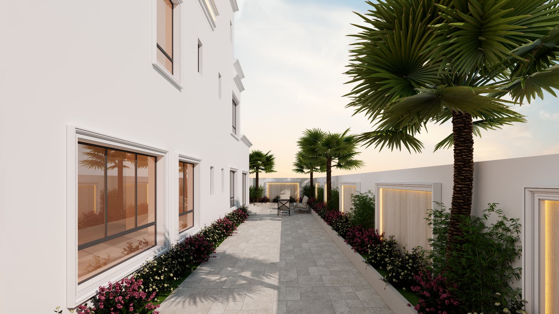 Hamad Town Villa render 3