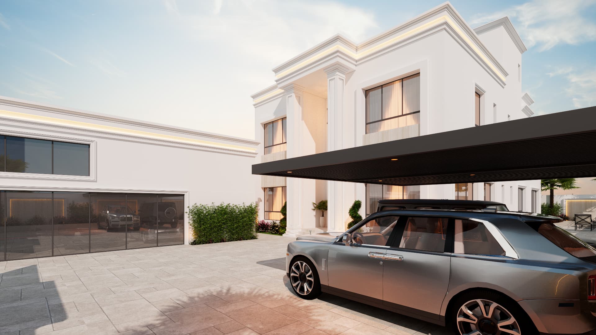 Hamad Town Villa render 4
